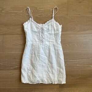 Reformation White Mini Dress
